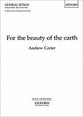 For the Beauty of the Earth Unison choral sheet music cover